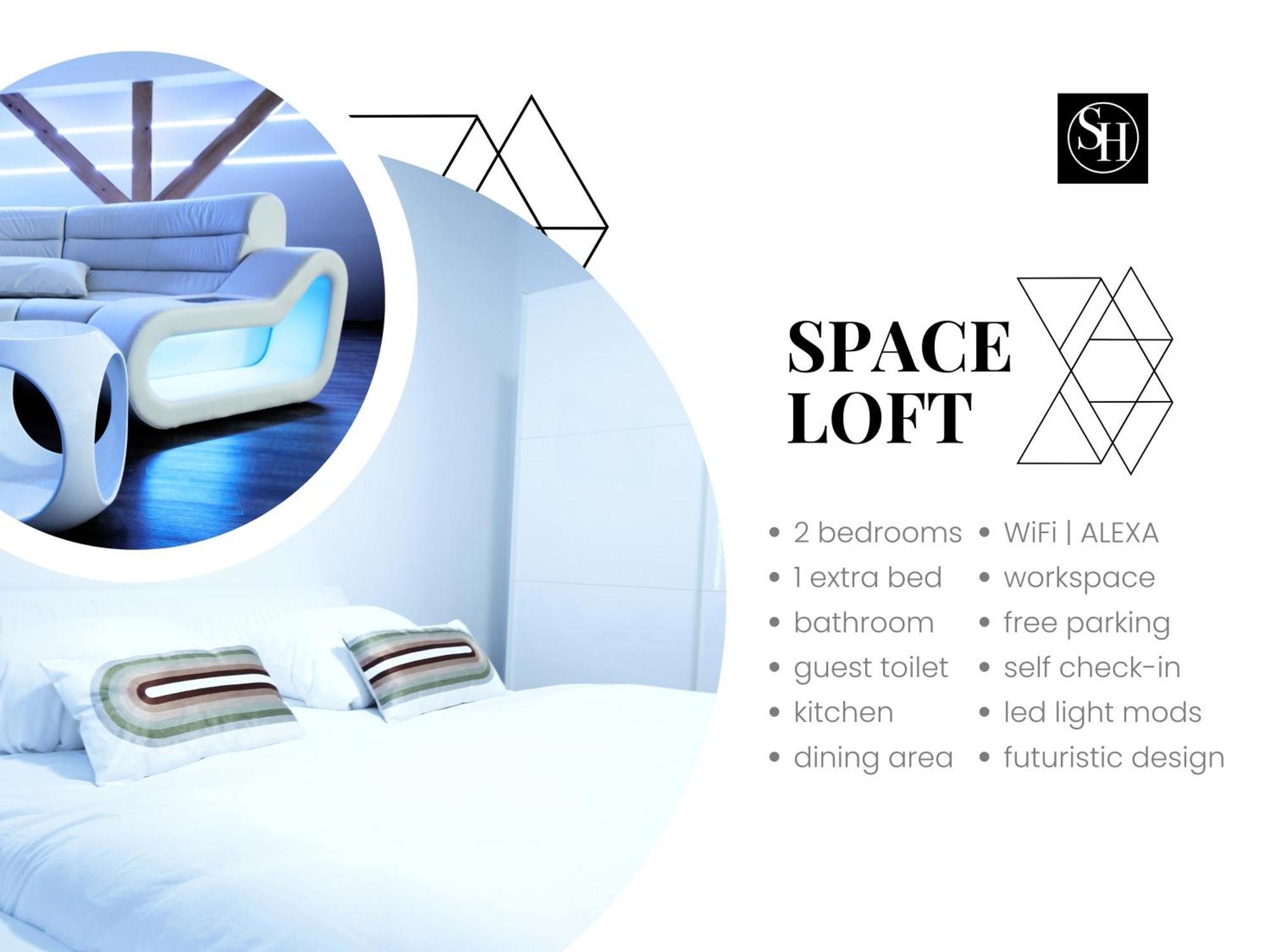 Secret Hideaways Space Loft Wohndesign Auf 2 Etagen L 450M Bis Uni Duisbourg Extérieur photo